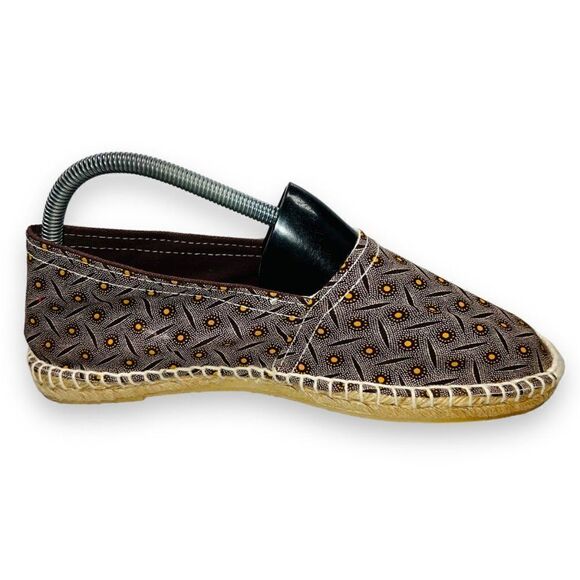 Cotheeka Natural Fiber Jute and Canvas Espadrilles Flats Brown Women's 8 - Picture 7 of 11
